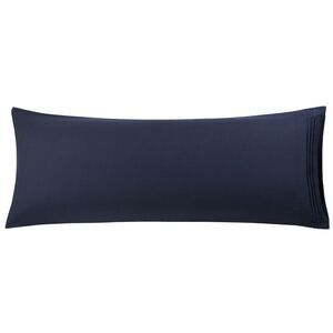 Brushed Microfiber Body Pillowcases Embroidery 20"x48" Navy